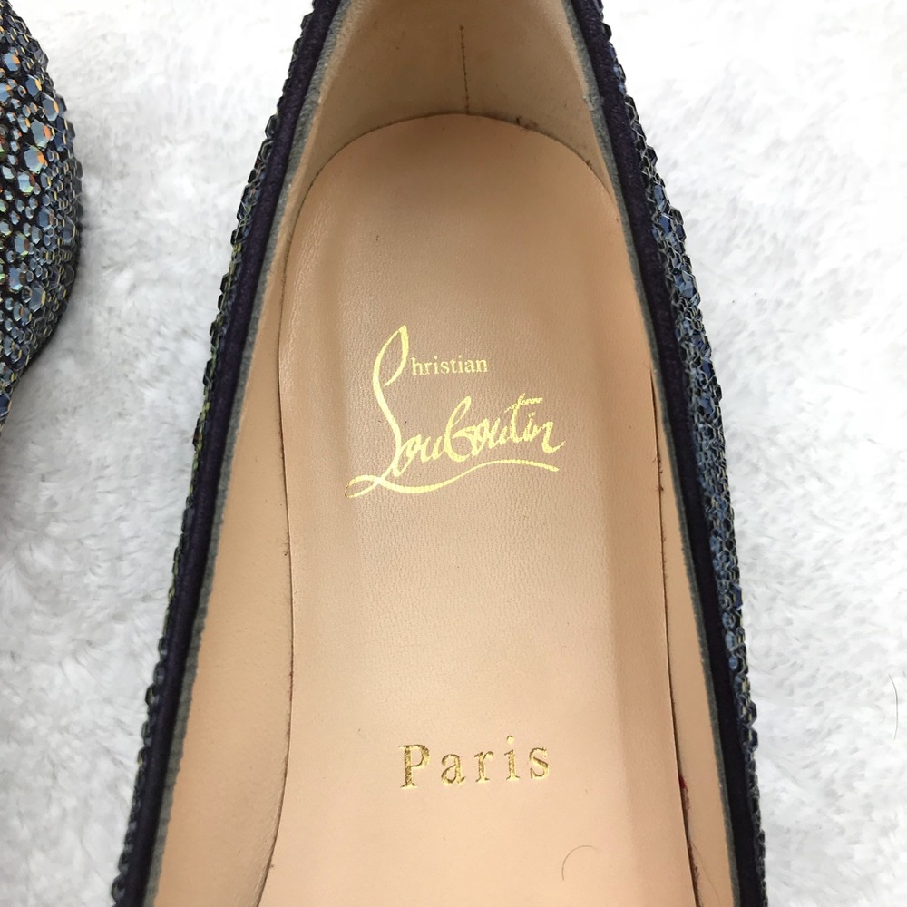 CHRISTIAN LOUBOUTIN | Gozul Strass Flat - Picture 4 of 9
